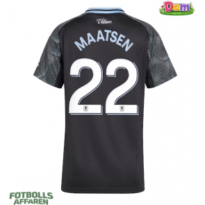 Aston Villa Ian Maatsen #22 Bortatröja Kvinnor 2025-26 Kortärmad